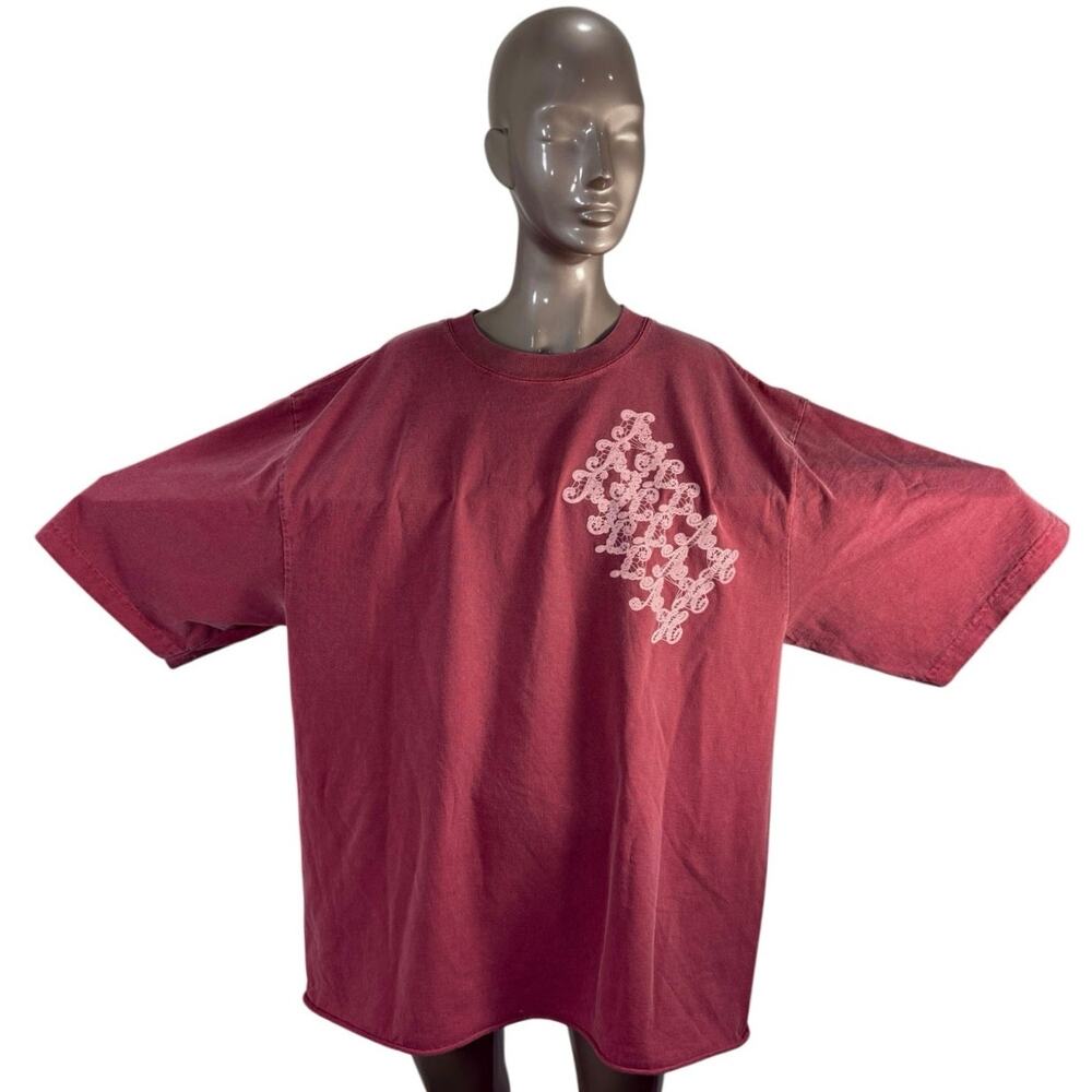 Lady Gaga Tour Shirt Mayhem Ball Skull Killah Concert Merch 2025 Raw Hem XXL